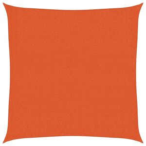 vidaXL Uždanga nuo saulės, oranžinės spalvos, 2x2m, HDPE, 160g/m&sup2;