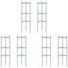 vidaXL Pomidorų narvai, 6vnt., 116 cm Plienas ir PP