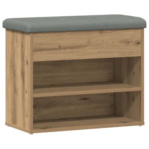 vidaXL batų suoliukas Artisan ąžuolas 62x32x50 cm inžinerinė mediena