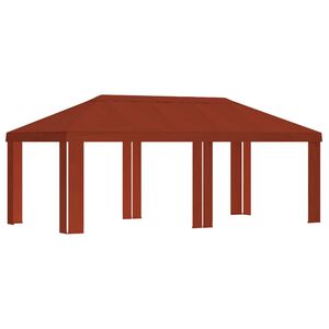vidaXL Paviljono uždanga 6 x 3 m Terakotos Poliesteris 190