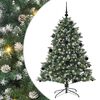 vidaXL Dirbtinė Kalėdų eglutė Žalia 150 cm PVC, plastikas ir plienas