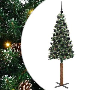 vidaXL Lieknas Kalėdų eglutė Žalia 180 cm PVC ir kietasis pu&scaron;ų medis