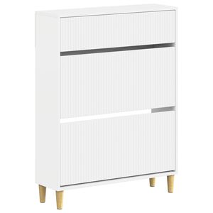 vidaXL Batu skrynia ARNHEM 78 x 24 x 103 cm Apdirbta mediena Balta