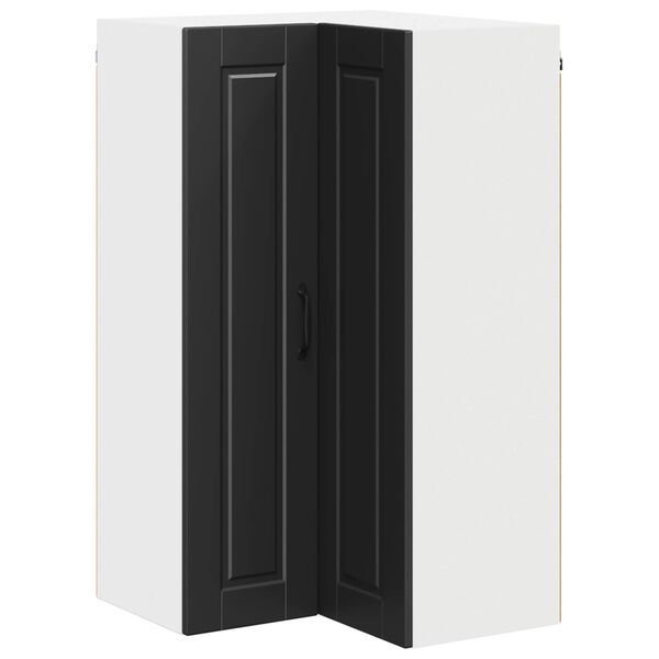 vidaXL Virtuvės spintelė Juoda 57 x 57 x 100 cm Apdirbta mediena