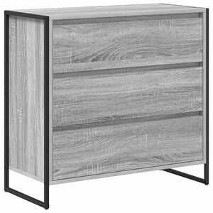 vidaXL Kabalas Pilkas Sonoma 79 x 36 x 75.5 cm Apdirbta mediena