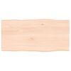 vidaXL Stalvir&scaron;is, 80x40x(2-4) cm, medienos masyvas, su gyvu kra&scaron;tu