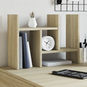 vidaXL Ra&scaron;omojo stalo lentyna, ąžuolo, 34,5x15,5x35,5cm, mediena