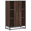 vidaXL Highboard Rudas ąžuolas 68x35x106,5 cm Mediena ir metalas