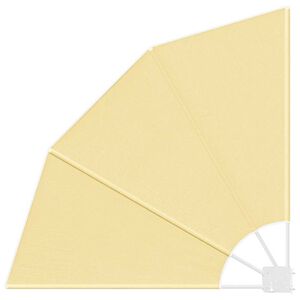 vidaXL Balkono privatumo ekranas Smėlio 115 x 115 cm Poliesteris