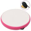 vidaXL Gimnastikos kilimėlis su pompa, rožinis, 100x100x20cm, PVC