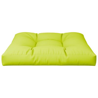 vidaXL Paletės pagalvėlė, ryškiai žalios spalvos, 80x80x12cm, audinys