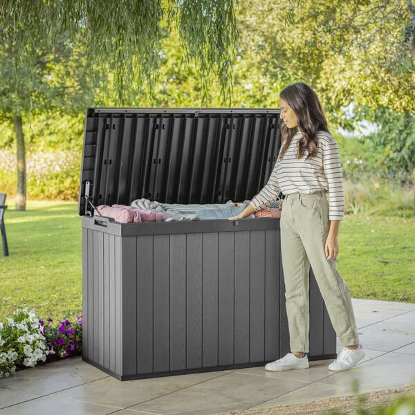 Keter Lauko daiktadėžė Darwin, pilkos spalvos, 670l