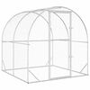 vidaXL Vi&scaron;tų būdas Sidabrinė 200 x 200 x 200 cm Galvanizuotas plienas