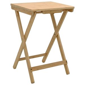 vidaXL Virtuvės stalas Natūrali 40 x 30 x 53,5 cm Bambukas