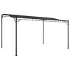 vidaXL Stoginė, antracito spalvos, 4x3m, audinys ir plienas, 180g/m&sup2;