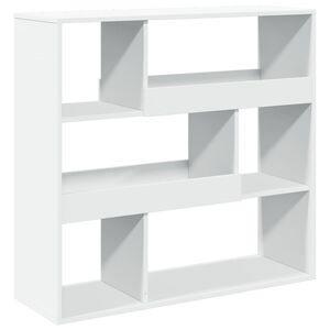 vidaXL Kambario pertvara, balta, 100x33x94,5cm, apdirbta mediena