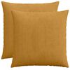 vidaXL Pagalvėlės užvalkalas 2 pcs HEERLEN Geltona 80 x 80 cm