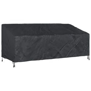 vidaXL Sodo suolelio uždangalas Juoda 200 x 100 x 89 cm