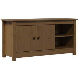vidaXL Televizoriaus spintelė, medaus ruda, 103x36,5x52cm, pu&scaron;is