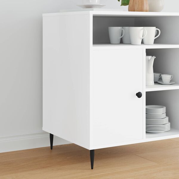 vidaXL Baldų kojelės 2 pcs Juoda &Oslash; 40 x 98 mm Geležis