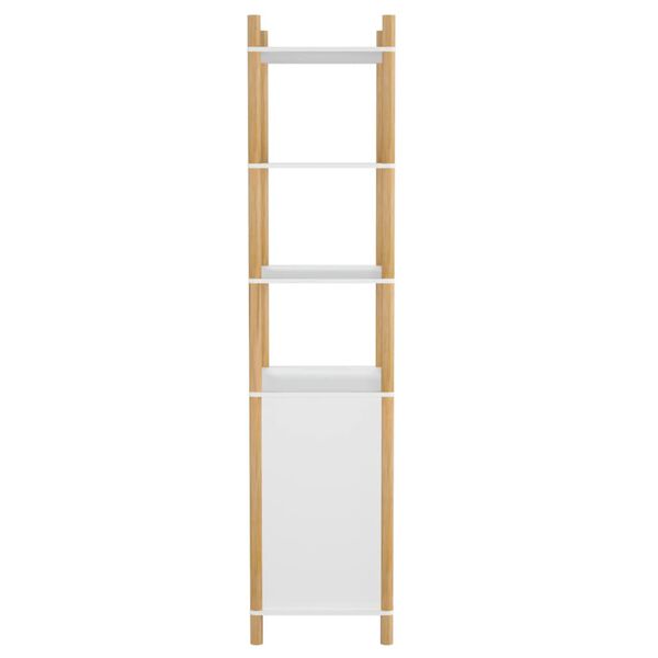 vidaXL Komoda, baltos spalvos, 60x40x173cm, apdirbta mediena