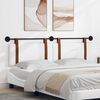 vidaXL Kabantysis galvūgalis Baltas 170 x 55 x 5 cm Antikinis PU