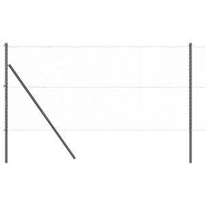 vidaXL Tvorelės stulpas 52 pcs Pilka 3,2 x 3,2 x 210 cm