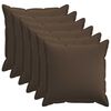vidaXL Pagalvėlės užvalkalas 6 pcs HOUTEN Taupe 80 x 80 cm