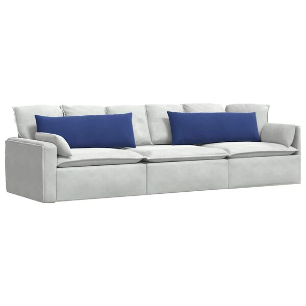 vidaXL Sofa Pagalvės 2 pcs Policijos mėlyna 120 x 40 cm