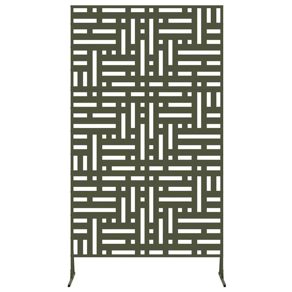 vidaXL Privatumo žaliuzės Alyvuogių 100 x 50 x 180 cm Plienas