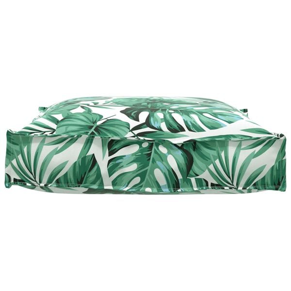 vidaXL Pagalvėlė Lapelis Lapų ra&scaron;tas 70 x 70 x 12 cm Oksfordo audinys