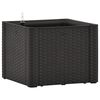 vidaXL Lovelis su savaiminio laistymo sistema, antracito, 43x43x33cm