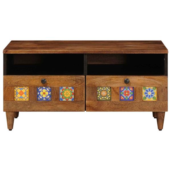 vidaXL Televizoriaus spintelė graikinis rie&scaron;utmedis 70 x 33 x 46 cm