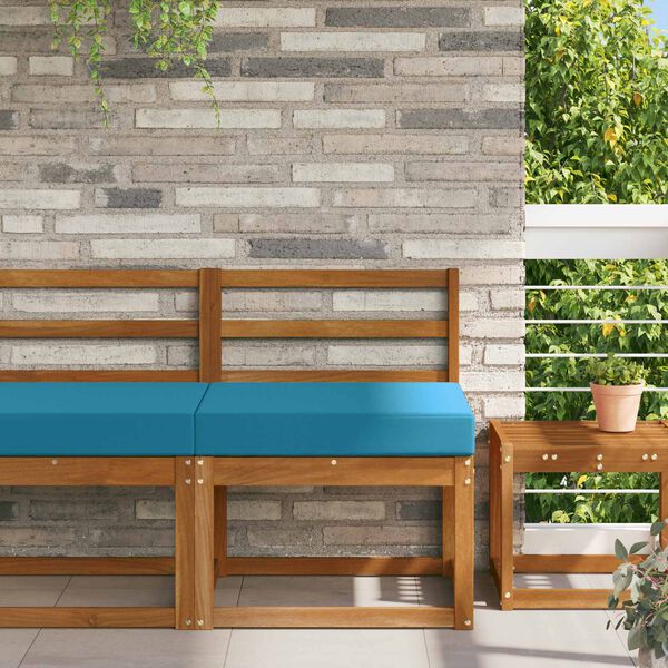 vidaXL Lauko sofa pagalvėlė Karali&scaron;ka mėlyna 60 x 60 x 8 cm