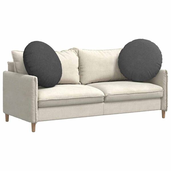 vidaXL Sėdynių pagalvėlės 2 pcs Tamsiai pilka &Oslash; 80 cm