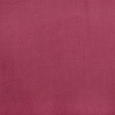 vidaXL Krėslas, raudonojo vyno spalvos, 60cm, aksomas