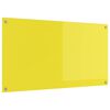 vidaXL Virtuvės atbraila Geltona 110 x 60 cm grūdintas stiklas