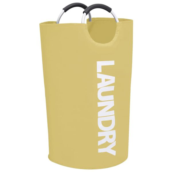 vidaXL Skalbinių rū&scaron;iavimo krep&scaron;iai, 2vnt., kreminės spalvos