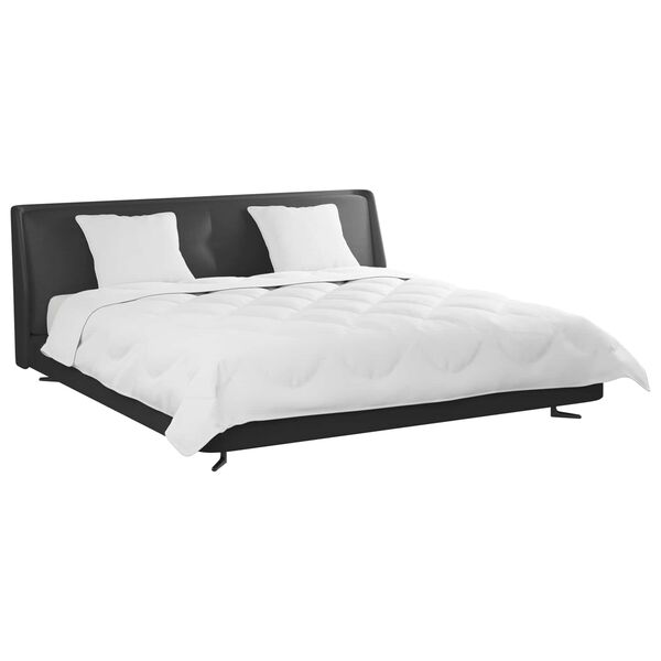 vidaXL Antklodė su pagalve 3 pcs Balta Mikropluoštas