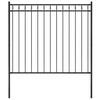 vidaXL Sodo tvora ASSEN, plieninė, 1,7x1,5 m, juoda