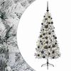 vidaXL Dirbtinė kalėdinė eglutė su rutuliuku 120 cm 150 LED