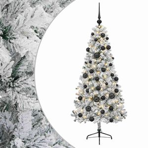vidaXL Dirbtinė kalėdinė eglutė su rutuliuku 120 cm 150 LED
