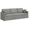 vidaXL Sofa 2 pcs &Scaron;viesiai pilka 228 x 78 x 80 cm Aksomas