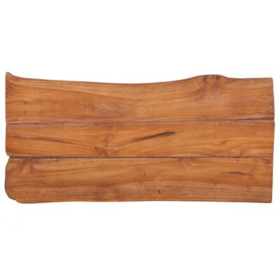 vidaXL Sodo suoliukas, 80cm, tikmedžio medienos masyvas