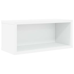 vidaXL CD saugojimo stovas Balta 40 x 17 x 17 cm Apdirbta mediena