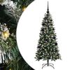 vidaXL Dirbtinė Kalėdų eglutė Žalia 120 cm PVC, plastikas ir plienas