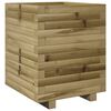 vidaXL Sodo lovelis, 40x40x49,5cm, impregnuota pu&scaron;ies mediena