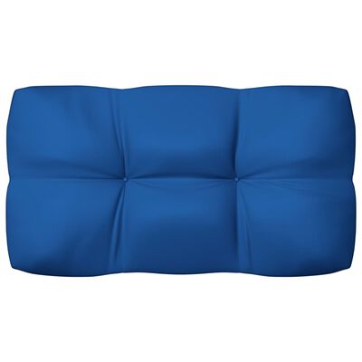 vidaXL Pagalvėlės sofai iš palečių, 7vnt., karališkos mėlynos spalvos