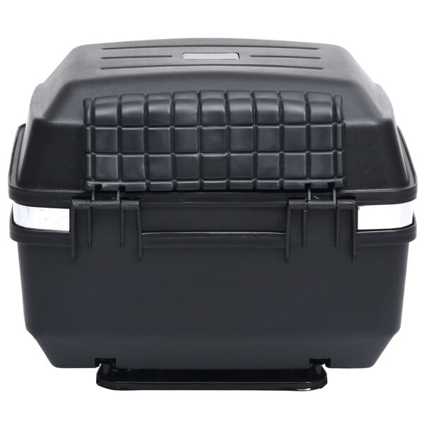 vidaXL Viršuje tvirtinamas dėklas vienam motociklo šalmui, 24l