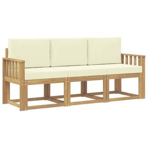 vidaXL Lauko sofos komplektas 3 pcs